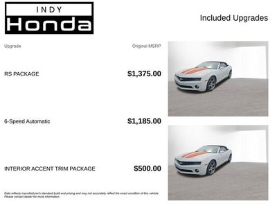 2012 Chevrolet Camaro 2LT 2LT