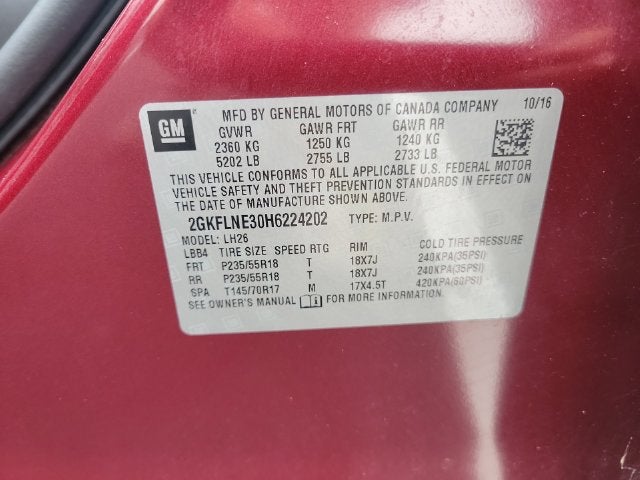 2017 GMC Terrain SLE-2