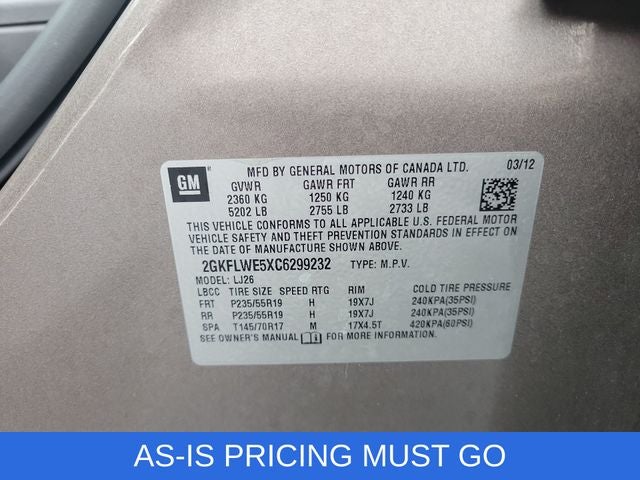 2012 GMC Terrain SLT-2