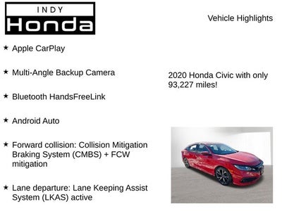 2020 Honda Civic Sport