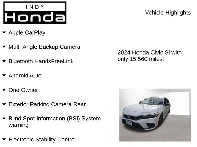 2024 Honda Civic Si Base