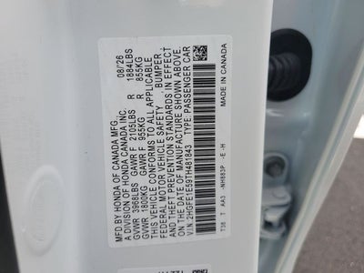 2026 Honda Civic Si Manual