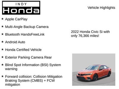 2022 Honda Civic Si