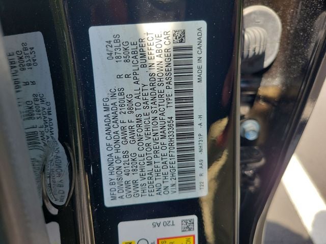 2024 Honda Civic EX