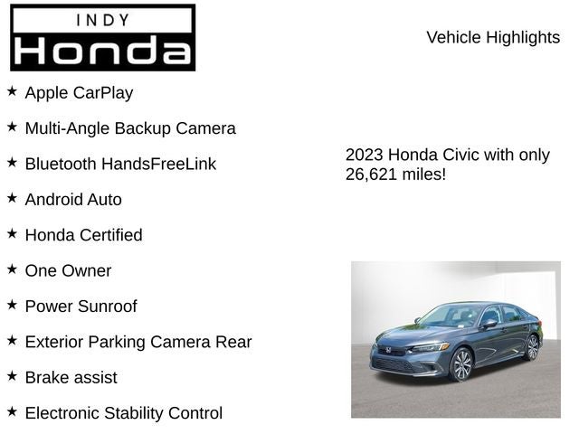 2023 Honda Civic EX