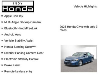 2026 Honda Civic LX