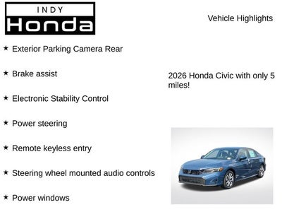 2026 Honda Civic LX