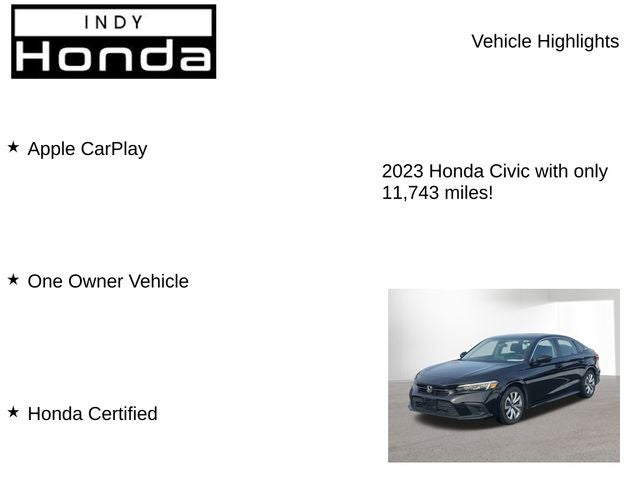 2023 Honda Civic LX
