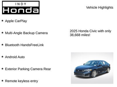2025 Honda Civic LX