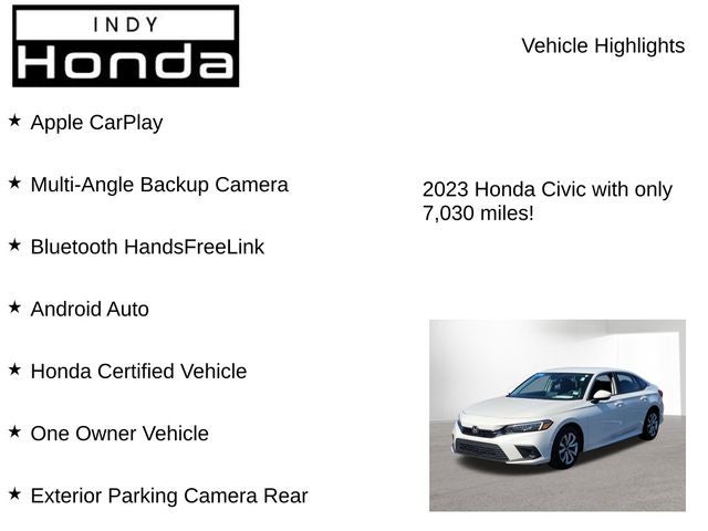 2023 Honda Civic LX