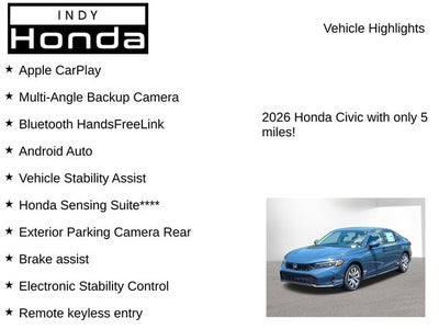 2026 Honda Civic LX