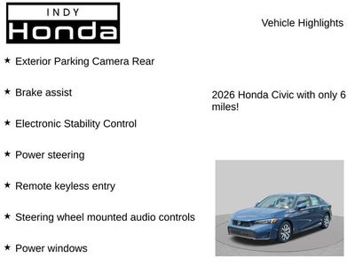 2026 Honda Civic LX