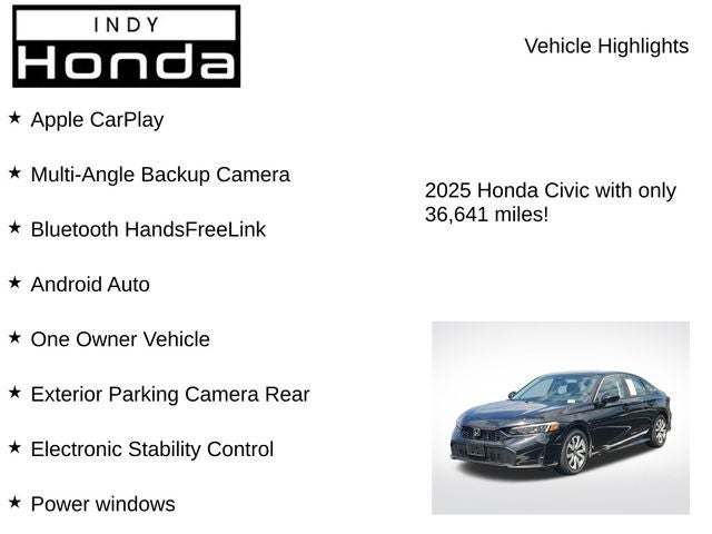 2025 Honda Civic LX