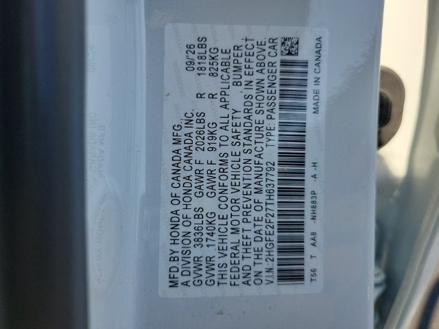 2026 Honda Civic LX