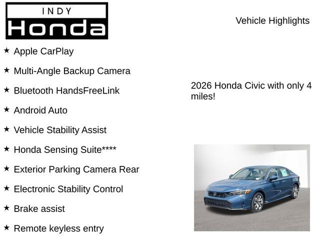 2026 Honda Civic LX