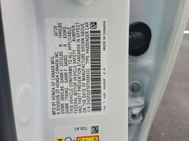 2026 Honda Civic Sport