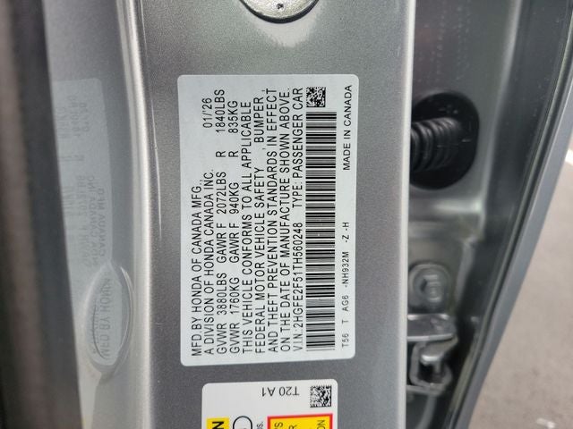 2026 Honda Civic Sport