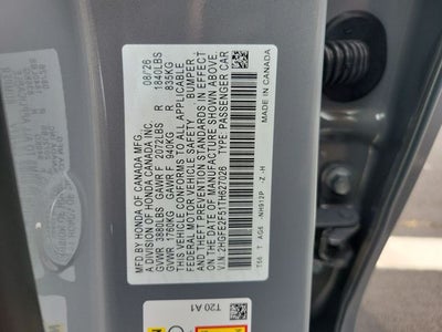 2026 Honda Civic Sport