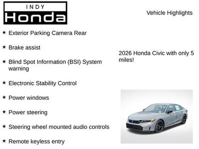 2026 Honda Civic Sport
