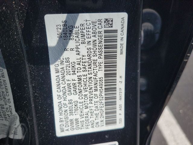 2023 Honda Civic Sport