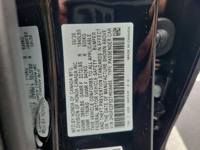 2026 Honda Civic Sport