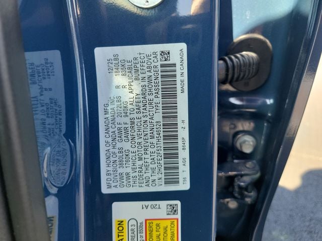 2026 Honda Civic Sport