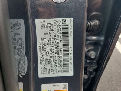 2026 Honda Civic Sport