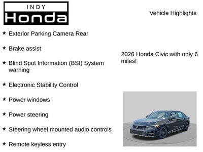 2026 Honda Civic Sport