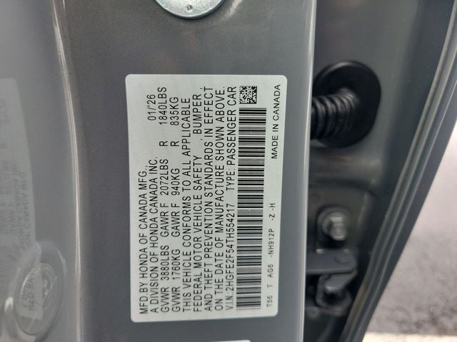 2026 Honda Civic Sport