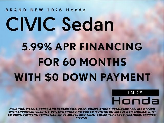 2026 Honda Civic Sport