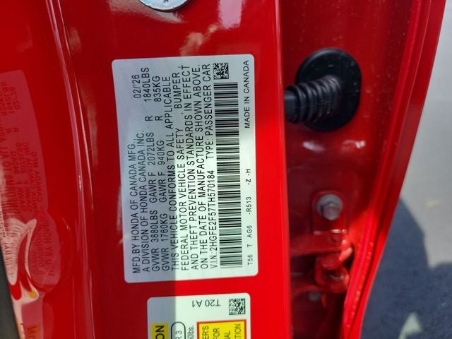 2026 Honda Civic Sport