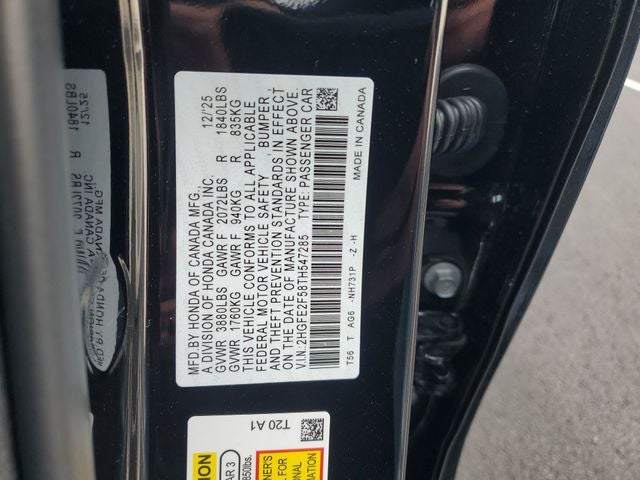 2026 Honda Civic Sport