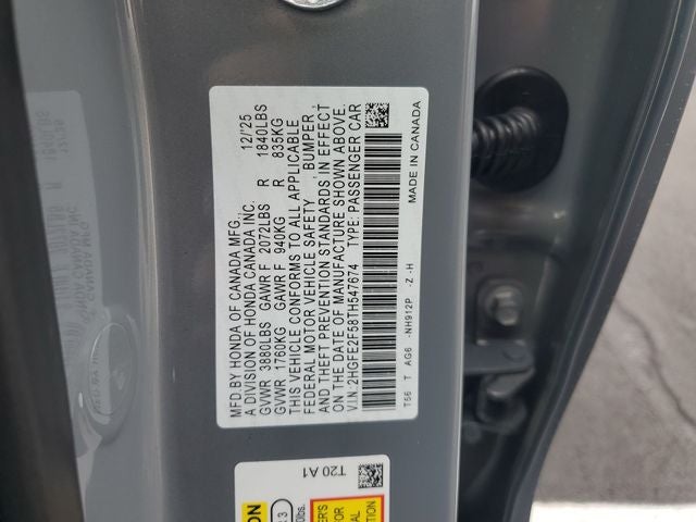 2026 Honda Civic Sport