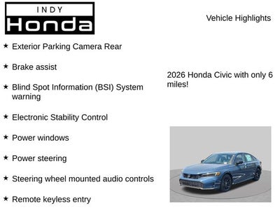 2026 Honda Civic Sport
