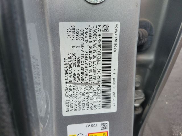 2023 Honda Civic Sport