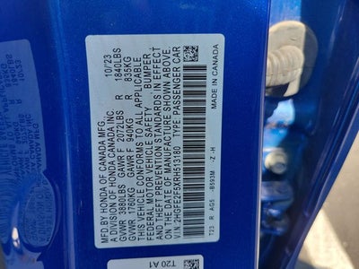 2024 Honda Civic Sport