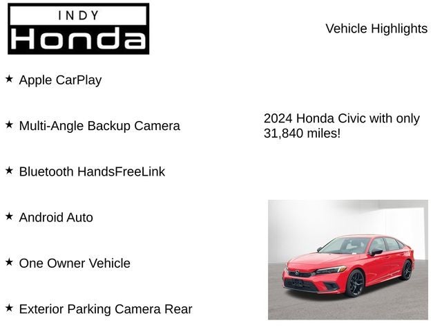2024 Honda Civic Sport