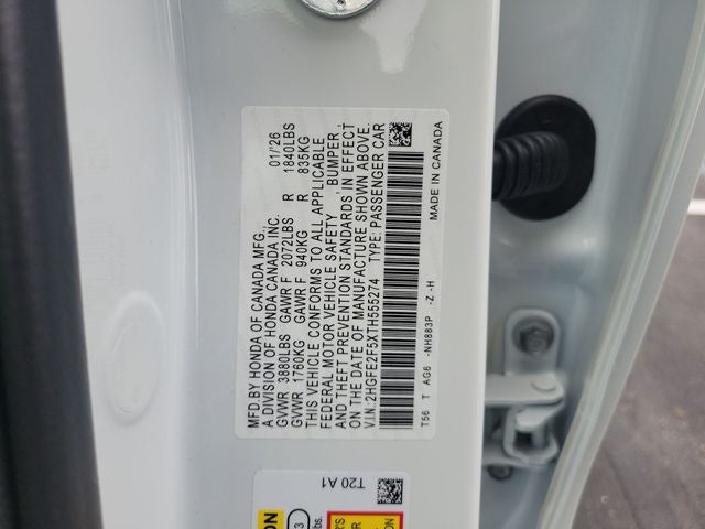 2026 Honda Civic Sport