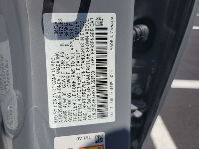 2026 Honda Civic Hybrid Sport Touring