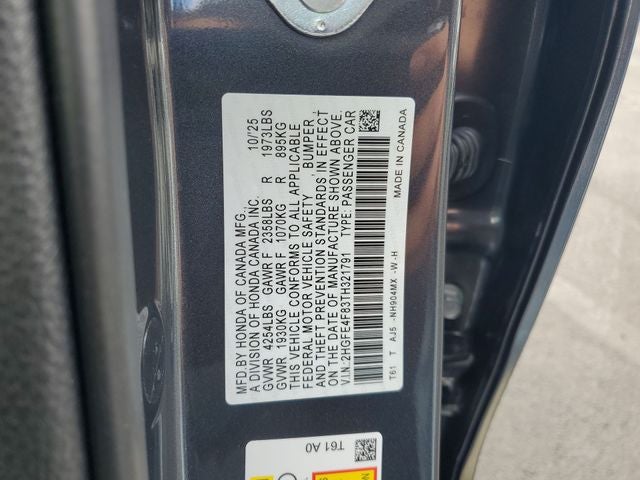 2026 Honda Civic Hybrid Sport Touring