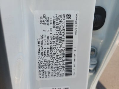 2026 Honda Civic Hybrid Sport