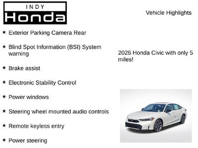 2026 Honda Civic Hybrid Sport