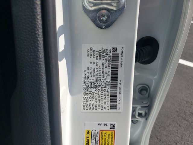 2026 Honda Civic Hybrid Sport Touring