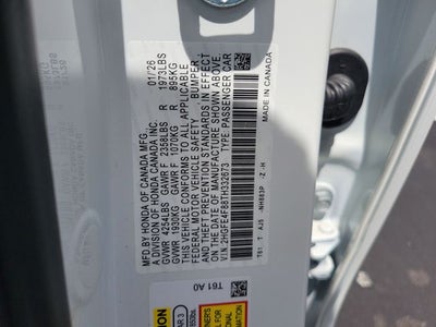 2026 Honda Civic Hybrid Sport