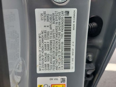 2026 Honda Civic Hybrid Sport