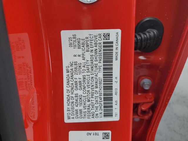 2026 Honda Civic Hybrid Sport Touring