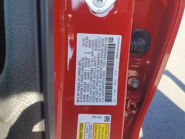 2026 Honda Civic Hybrid Sport