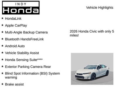 2026 Honda Civic Hybrid Sport