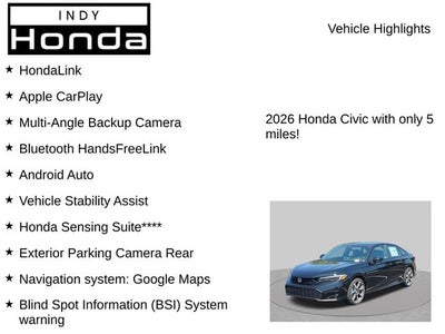 2026 Honda Civic Hybrid Sport Touring