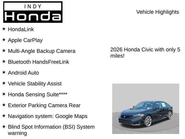 2026 Honda Civic Hybrid Sport Touring